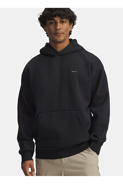 Under Armour 6008900-001-UA Icon Heavy Rib Hdy Siyah Kapüşon Yaka Normal Düz ...