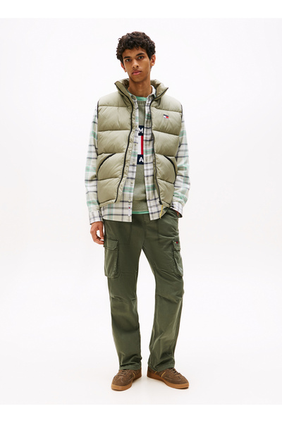 Tommy Jeans Normal Paça Haki Erkek Kargo Pantolon DM0DM22000MRH TJM OTIS H-BO...