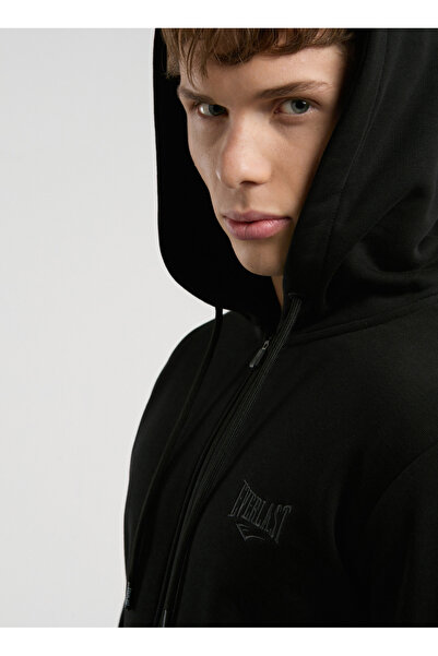 EVERLAST TM0039 167-Ever Essentials Regular Μαύρο Μπουφάν με φερμουάρ για άντρες