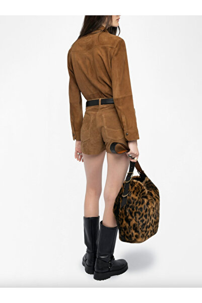 Zadig&Voltaire Thelma Suede Leather Shirt