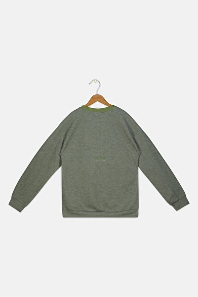 Nike Kids Boy Brand Logo Training T-Shirt, Heather Grey