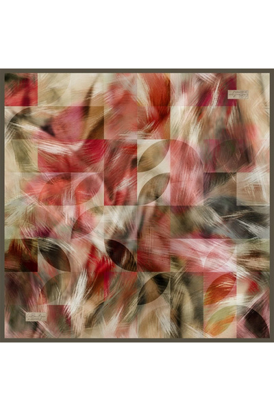 LA BOUTIQUE 2540-02 سورا حرير 90×90