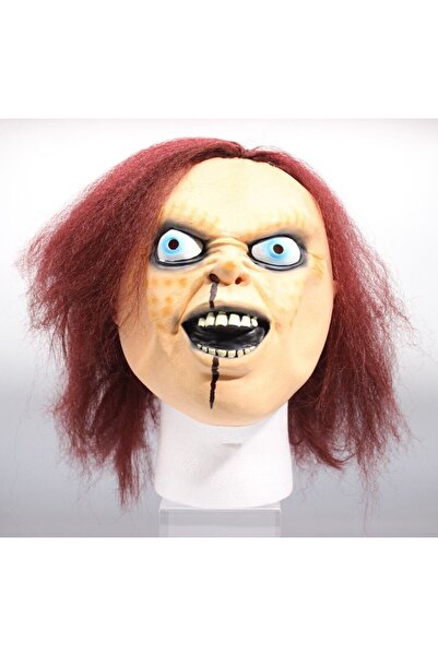 Toybox Latex Killer Chucky Head Mask Creepy Party Cosplay Costumes