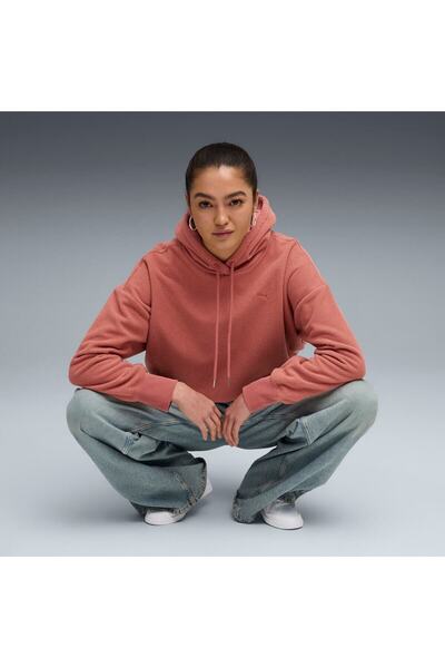 Puma Hood Her Oversized Winterized Hoodie, Pink, Women