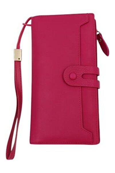 HASSION Women's wallet made of genuine leather R12, Roseo 20X10X3.5cm