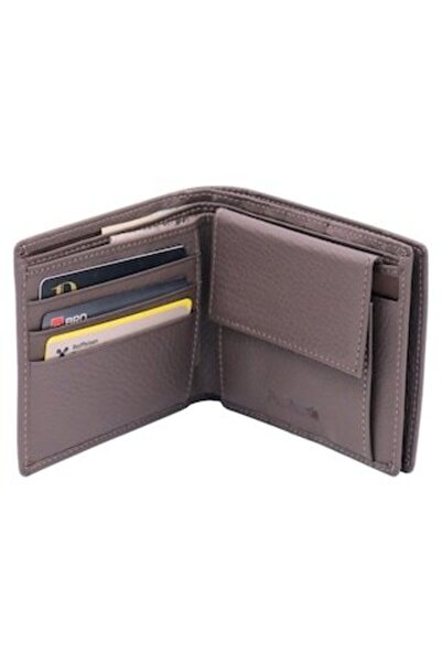 HASSION Men's Leather Wallet 622 Gray