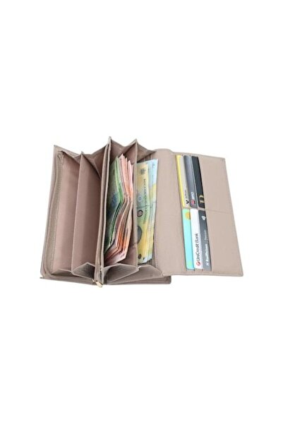 HASSION - Women's genuine leather wallet A05, khaki