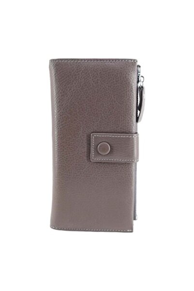 HASSION women's wallet, leather B04 - grey