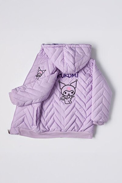 Minigimin Cicileri Krm personaj cu imprimeu Palton pentru fete Welsoft M de t...