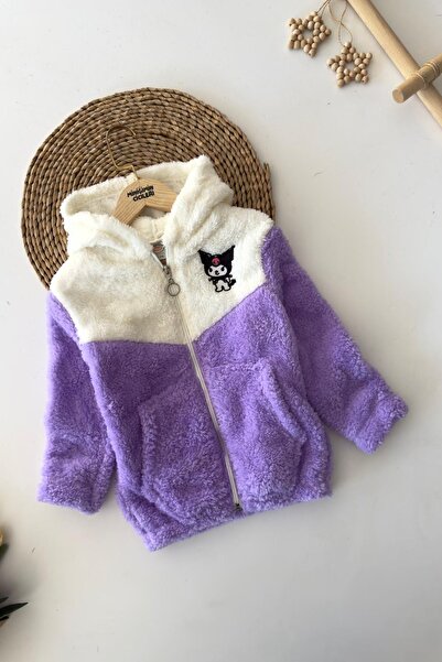 Minigimin Cicileri Miniğimin Cicileri Krm İşleme Double Color K cu glugă Palt...