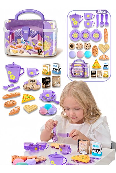 Generic مجموعة من 25 قطعة من ألعاب التظاهر لحفلة شاي ما بعد الظهيرة، لعبة وقت...