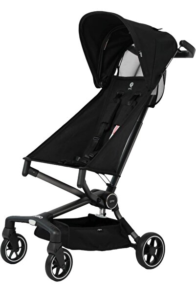 QPLAY عربة أطفال خفيفة الوزن وقابلة للطي من أيرو، لون أسود