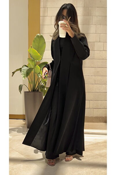 TREADY عباية أنيقة من الكريب