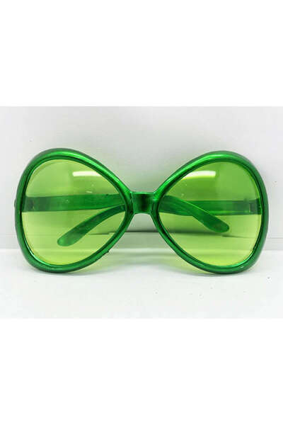 ZERO LAND Lvsqvr Green Color Green Glass Nostalgia 80S 90S Party Glasses (80440) 7X16 cm