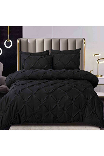 Patul Lenjerie de Pat 6 Piese, Bumbac Finet, Pucioasa, Pat Dublu, 2 Persoane