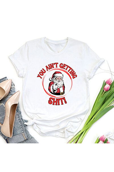 MAGORS تي شيرت قطني بأكمام قصيرة ذو تصميم عادي ومضحك بطابع عيد الميلاد نويل ي...