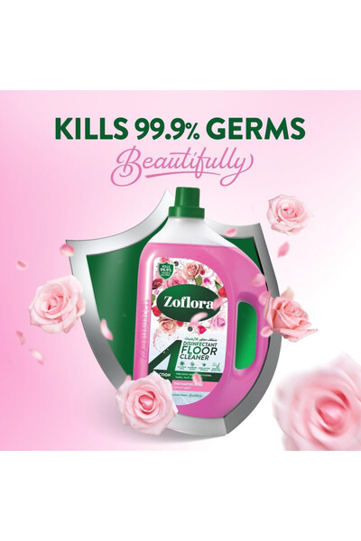 Zoflora Multipurpose Disinfectant Floor Cleaner - Enchanted Rose- 3L -All surface Cleaner