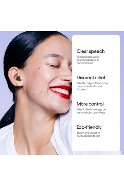 Loop Engage 2 Plus Ear Plugs – Everyday Noise Relief, Clear Speech, 16 dB