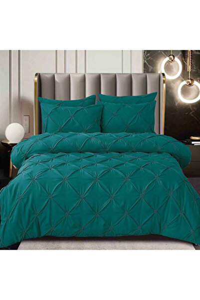 Patul Lenjerie de Pat 6 Piese, Bumbac Finet, Pucioasa, Pat Dublu, 2 Persoane