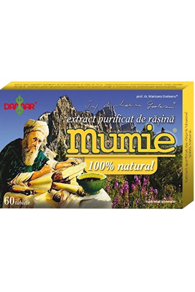 Mumie Extract de rășină purificată 60 de comprimate