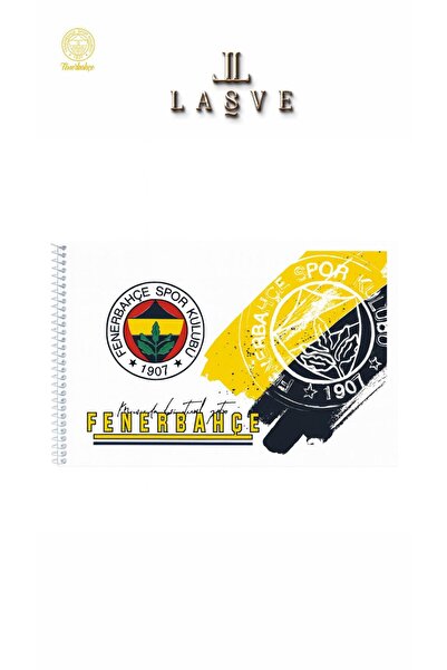 Fenerbahçe Premium Licensed Picture Notebook 17*24 New Season 15 Sheets Cardboard Cover