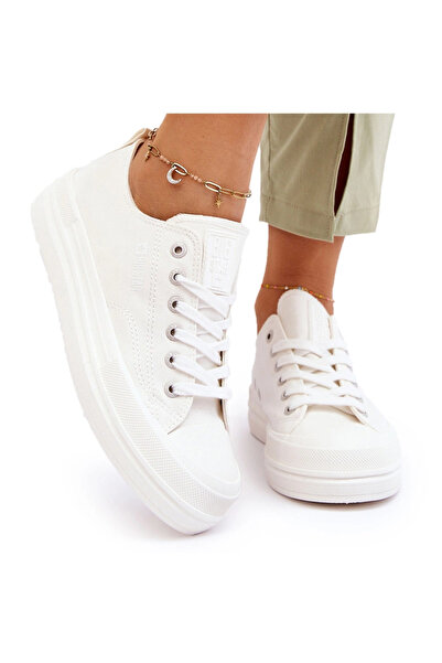 Big Star Shoes Teniși Big Star Low pentru femei LL274968 White 37