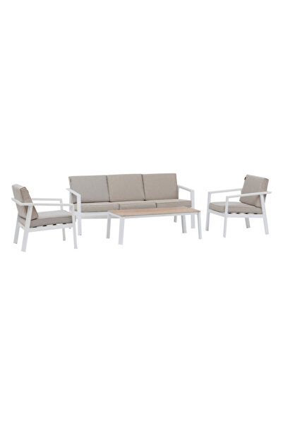 Hesperide 4-Piece Pavane 5-Seater Garden Seating Set