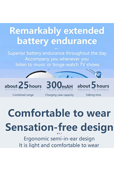 Generic Multifunctional wireless earbuds with touch control, compatible with dual system 5.4 Bluetooth, IPX4 waterproof