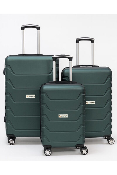 ASFAR مجموعة XT-317 من 3 حقائب سفر (28/24/20 بوصة) | حقيبة صلبة من مادة ABS م...