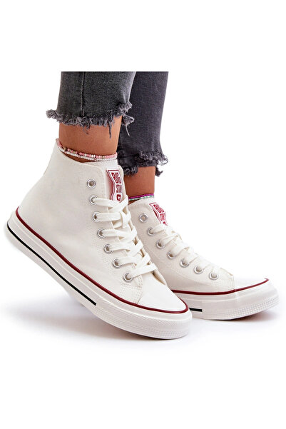 Big Star Shoes Tenisi inalti femei Big Star NN274276 Alb 37