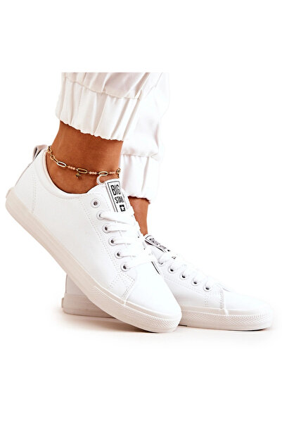 Big Star Shoes Pantofi de tenis din piele Star mare JJ274311 Alb 41