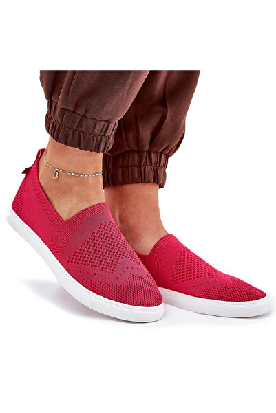 Big Star Shoes Tenisi Slip-on Femei Big Star FF274A605 Fucsia 39