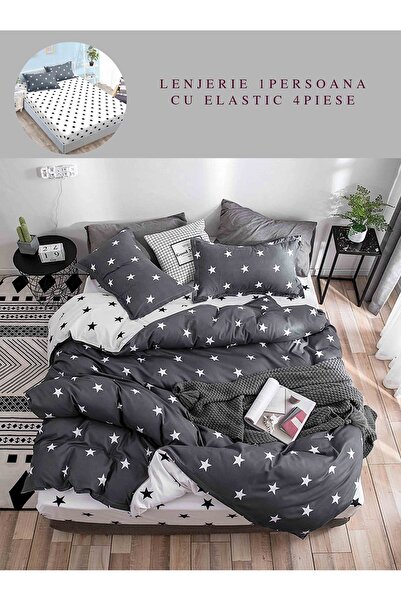 CHIRASO CHIRASO Linen, Satin Cotton, 1 person, ELASTIC Sheet 140x200cm, Pillowcase 155x200, 2 Pillowcases