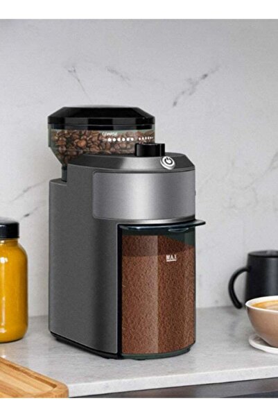 VOGMAX مطحنة قهوة كهربائية قابلة للتعديل بـ 28 ترسًا - فائقة الصمت، مصنوعة من...