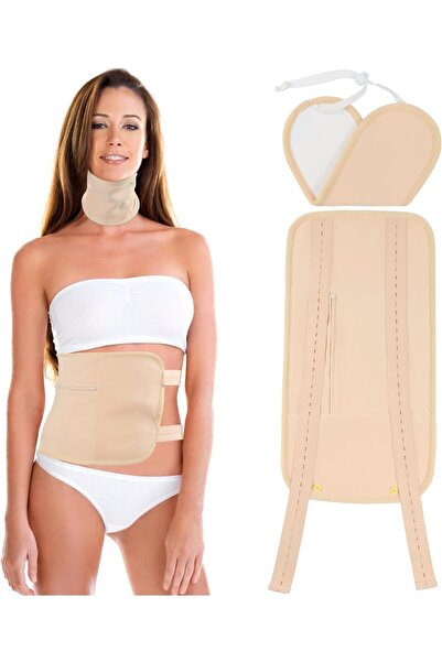 COOYA Organic Castor Oil Pack Wrap Reusable Castor Oil Compress Wrap Kit with Adjustable Elastic Shoulder