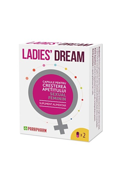 Parapharm LADIES DREAM capsules, increase sexual appetite and female libido, ...