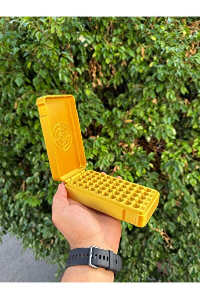 Nebron 9 MM Mermi Kutusu-50 Adet Kapasiteli-9x19 Mm Mermi Kutusu-Mühimmat Kutusu-Sert Plastik