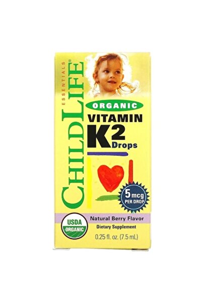 CHILDLIFE ESSENTIALS Supliment alimentar Vitamina K2 pentru copii 15 mcg Chil...