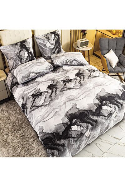 CHIRASO CHIRASO Linen, Satin Cotton, 1 person, ELASTIC Sheet 140x200cm, Pillowcase 155x200, 2 Pillowcases