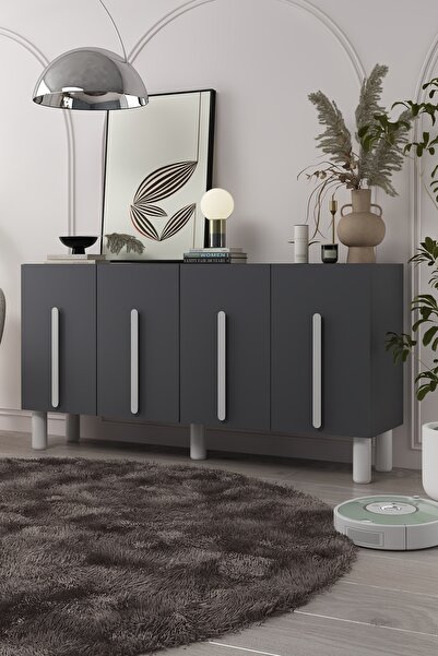 cantek dizayn 8196KB150-128CT KONSOL ANTRASİT-BEYAZ