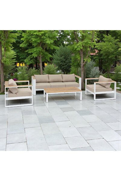 Hesperide 4-Piece Emperia 5-Seater Garden Seating Set