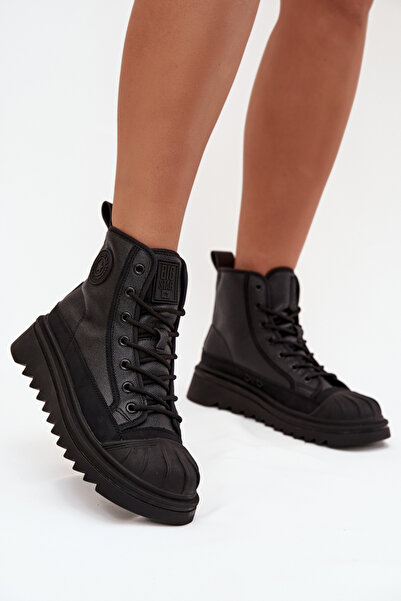 Big Star Shoes Women's High-Top Sneakers Insulated Big Star OO274A355 Black 37