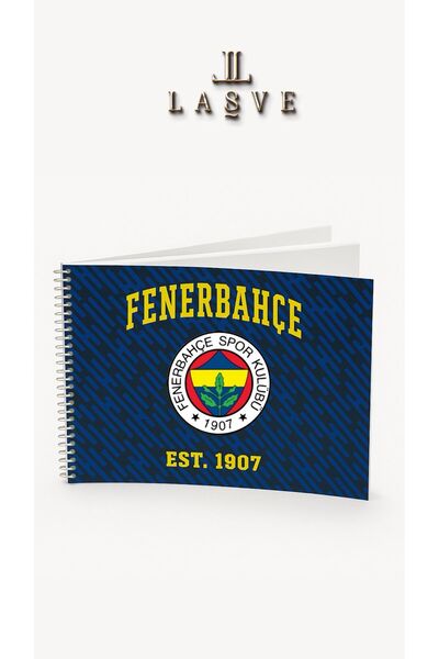 Fenerbahçe Premium Licensed Picture Notebook 17*24 New Season 15 Sheets Cardboard Cover