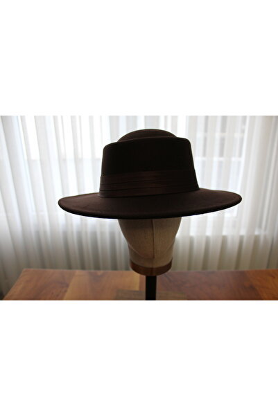 nuit Brown Boater Hat