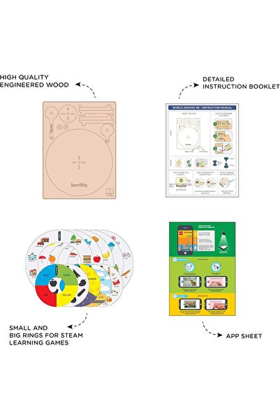 Smartivity Junior World Around Me Educational DIY Toy, Blue