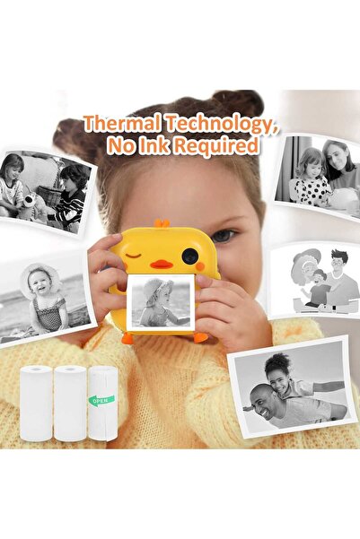 VALA ® M2 Kids Instant Print Camera, Model Chick (Yellow)