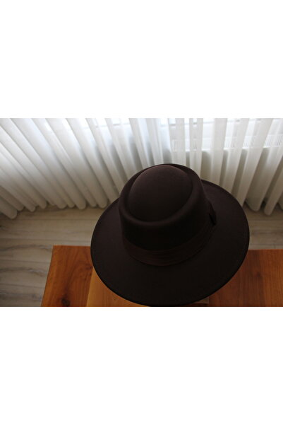 nuit Brown Boater Hat