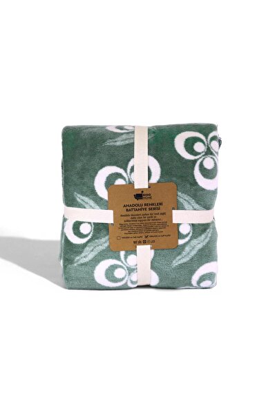 Bigghome Çintemani Зелений двоспальний плед 200 x 220 см