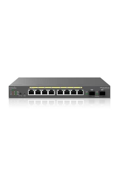 ENGENIUS Switch EnGenius, 8 porturi Gigabit POE, 2 porturi SFP, putere 110W, ...