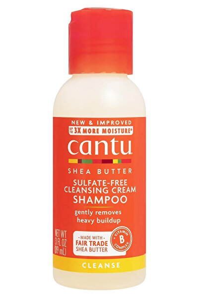 Cantu Shea Butter شامبو كريم التنظيف الخالي من الكبريتات من كانتو، 89 مل، حجم...